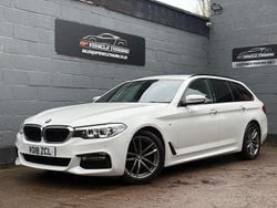 White Used 2018 BMW 520 M Sport Estate | £15,995 (Good price)
