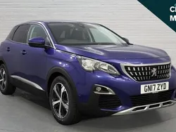 Blue Used 2017 Peugeot 3008 Allure Estate | £8,902 (Fair price)