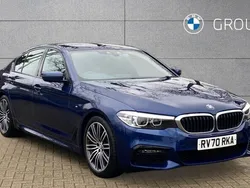 Blue Used 2020 BMW 530 M Sport Sedan | £27,795 (Fair price)