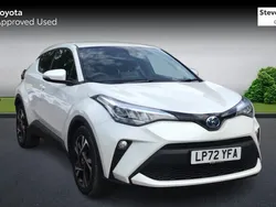 White Used 2023 Toyota C-HR Design SUV | £20,808 (Fair price)
