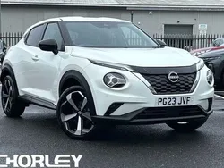 White Used 2023 Nissan Juke Tekna SUV | £20,077 (Fair price)