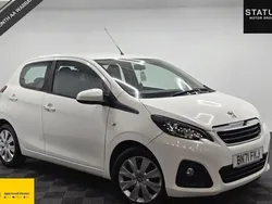 White Used 2021 Peugeot 108 Active Hatchback | £8,495 (Fair price)