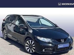 Black Used 2015 Honda Civic SR Estate | £11,750 (Fair price)