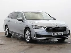 Pebble silver metallic Used 2024 Skoda Superb SE Technology Estate | £28,995 (Expensive)