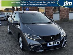 Grey Used 2016 Honda Civic SR Hatchback | £4,250 (Expensive)