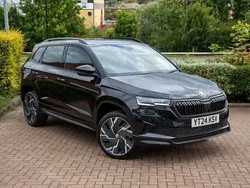 Black magic pearl effect Used 2024 Skoda Karoq SportLine SUV | £25,995 (Good price)