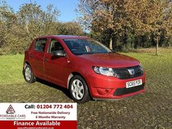 Red Used 2015 Dacia Sandero Ambiance Hatchback | £4,295 (Fair price)