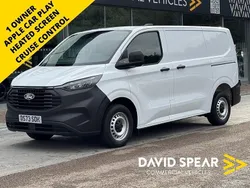 Frozen white (solid colour) Used 2024 Ford Transit Custom | £21,490 (Fair price)