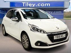 White Used 2018 Peugeot 208 Allure Hatchback | £5,990 (Fair price)