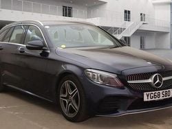 Blue Used 2019 Mercedes C220 AMG line Estate | £16,699 (Good price)