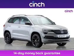 Grey Used 2021 Skoda Karoq SportLine SUV | £21,649 (Fair price)