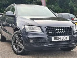 Blue Used 2014 Audi Q5 S-line plus SUV | £10,495 (Fair price)