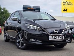Black Used 2021 Nissan Leaf Tekna Hatchback | £8,995 (Super price)