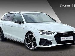 White Used 2022 Audi A4 Black Edition Estate | £27,500 (A bit pricey)