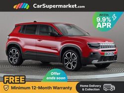 Red Used 2024 Jeep Avenger EV Summit SUV | £18,797 (Fair price)