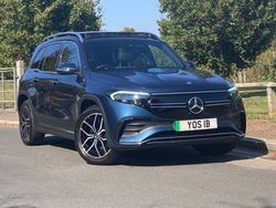 Blue Used 2022 Mercedes EQB350 AMG line SUV | £35,495 (Expensive)