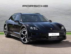 Jet black metallic New 2024 Porsche Taycan 4S Cross Turismo Sedan | £105,900