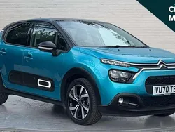 Blue Used 2021 Citroën C3 PureTech Hatchback | £11,506 (Fair price)