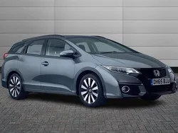 Polished metal Used 2016 Honda Civic SE Plus Estate | £11,150 (Fair price)
