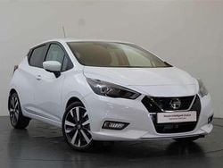White Used 2022 Nissan Micra Tekna Hatchback | £15,899 (Fair price)