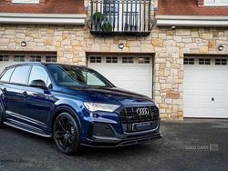 Blue Used 2022 Audi Q7 Black Edition SUV | £42,995 (Fair price)
