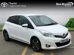 White Used 2014 Toyota Yaris Trend Hatchback | £6,691 (Fair price)