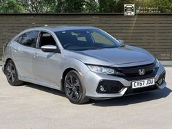Silver Used 2017 Honda Civic SR Hatchback | £9,995 (Fair price)