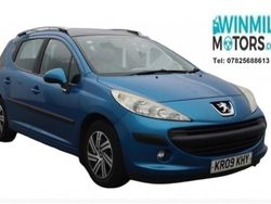 Blue Used 2009 Peugeot 207 S Estate | £1,895 (Fair price)