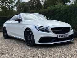 White Used 2017 Mercedes C63S AMG Premium Cabriolet | £31,995 (Fair price)