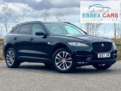 Black Used 2017 Jaguar F-Pace Portfolio SUV | £22,495 (Fair price)