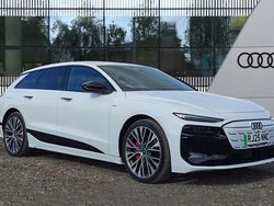 White Used 2025 Audi A6 e-tron Black Edition Estate | £63,490