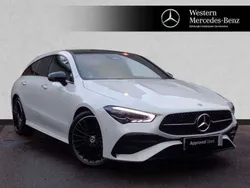White Used 2024 Mercedes CLA220 Shooting Brake AMG Line Premium Plus Estate | £32,999 (Expensive)
