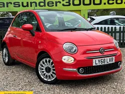 Pink Used 2018 Fiat 500 Lounge Hatchback | £6,250 (Fair price)