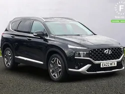 Black Used 2022 Hyundai Santa Fe Ultimate SUV | £26,599 (Fair price)