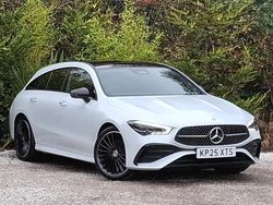 White Used 2025 Mercedes CLA200 AMG Line Premium Plus Estate | £32,998 (Expensive)