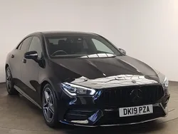 Black Used 2019 Mercedes CLA200 AMG line Sedan | £21,998 (A bit pricey)