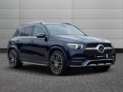 Blue Used 2021 Mercedes GLE350 AMG line SUV | £45,495 (A bit pricey)