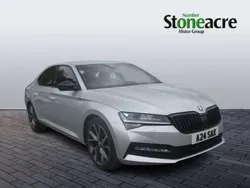 Silver Used 2024 Skoda Superb SportlinePlus Hatchback | £29,695 (A bit pricey)
