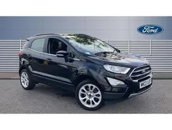 Black Used 2022 Ford Ecosport Titanium SUV | £11,161 (Fair price)