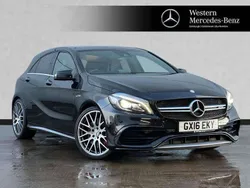 Black Used 2016 Mercedes A45 AMG Premium Hatchback | £19,999