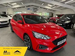 Red Used 2019 Ford Focus ST-Line X Hatchback | £11,800 (Fair price)