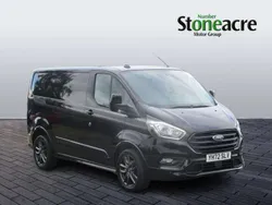 Black Used 2022 Ford Transit Custom Sport Van | £26,988 (Fair price)