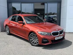 Orange Used 2020 BMW 330e M Sport Sedan | £14,295 (Fair price)