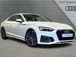 White Used 2021 Audi A5 S-Line Coupe | £21,500 (Good price)