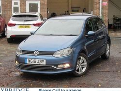 Blue Used 2016 VW Polo Match Hatchback | £6,995 (Fair price)