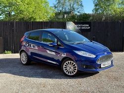 Blue Used 2015 Ford Fiesta Titanium Hatchback | £4,095 (Fair price)