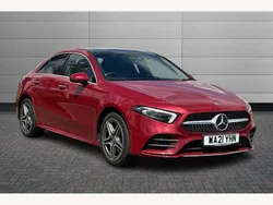 Red Used 2021 Mercedes A250 AMG Line Premium Plus Sedan | £18,985 (Fair price)
