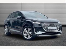 Black Used 2023 Audi Q4 e-tron S-Line SUV | £31,490