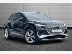 Black Used 2023 Audi Q4 e-tron S-Line SUV | £32,450 (Good price)