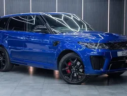 Blue Used 2021 Land Rover Range Rover Sport SVR SUV | £49,990 (Fair price)